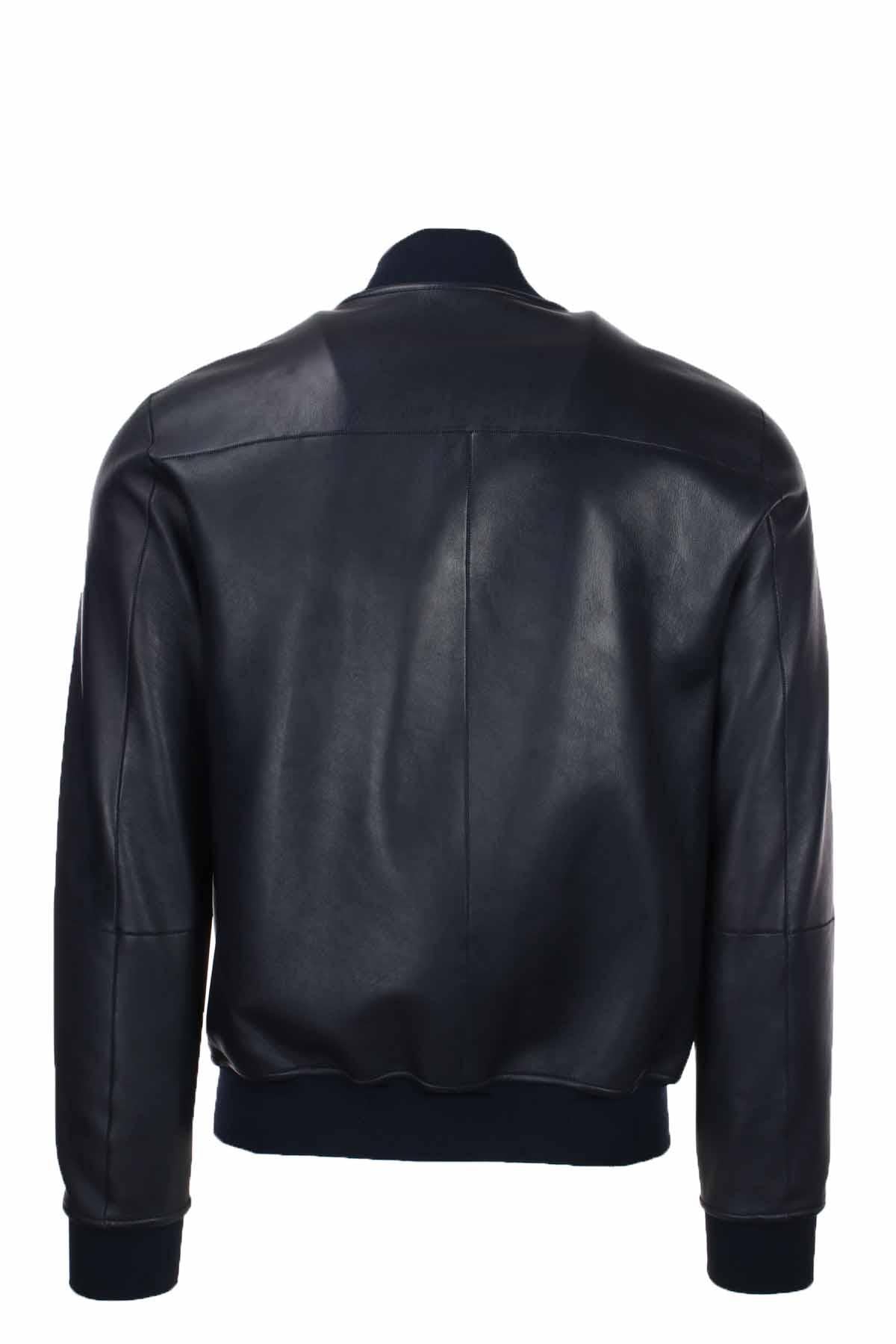 Giubbotto in pelle reversibile 