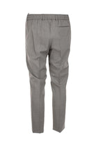 Pantalone in fresco di lana con coulisse elastico 