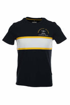 T-shirt mezza manica banda centrale 