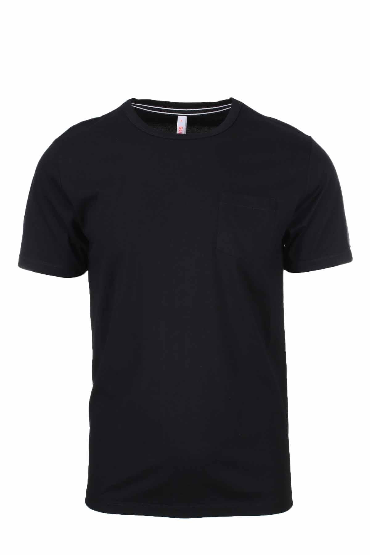 T-shirt mezza manica con taschino 