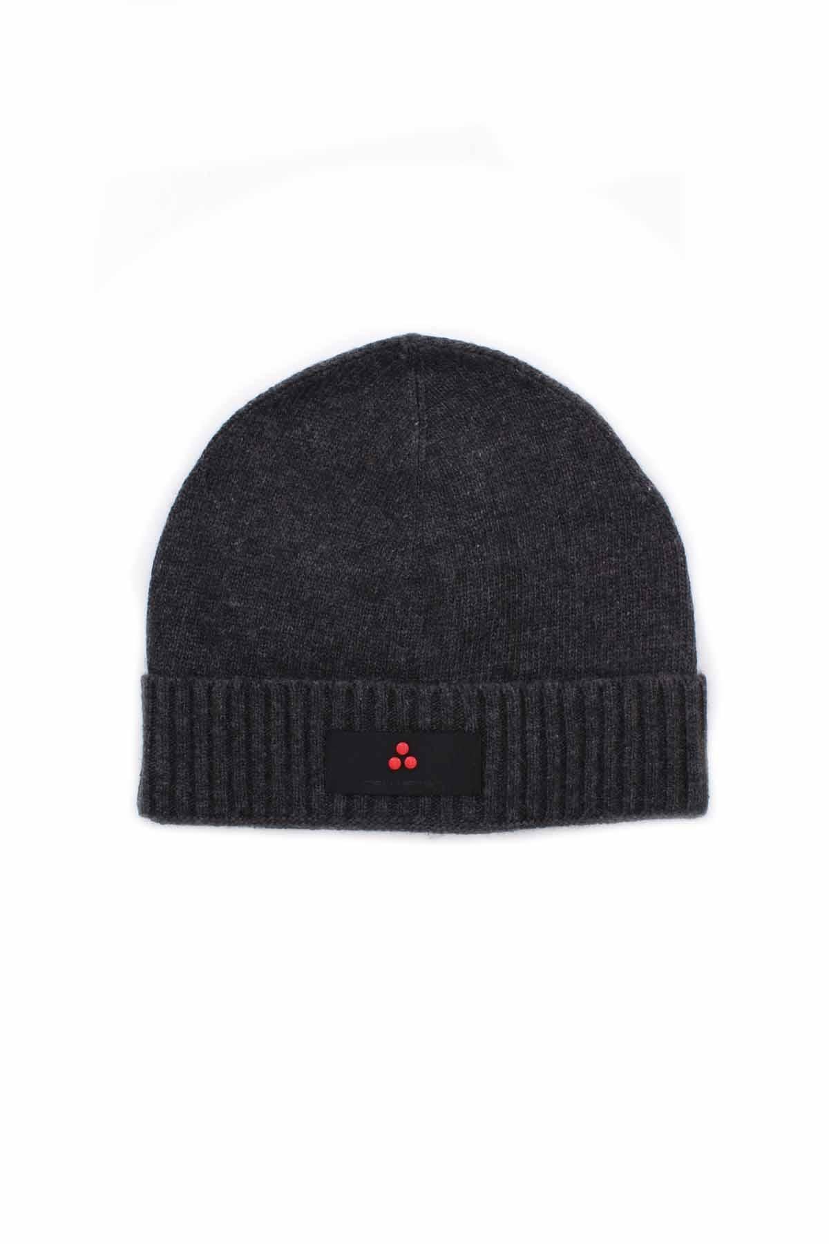 Cappellino in lana con risvolto 