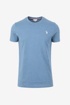 T-Shirt Uomo Cotone con logo ricamato 