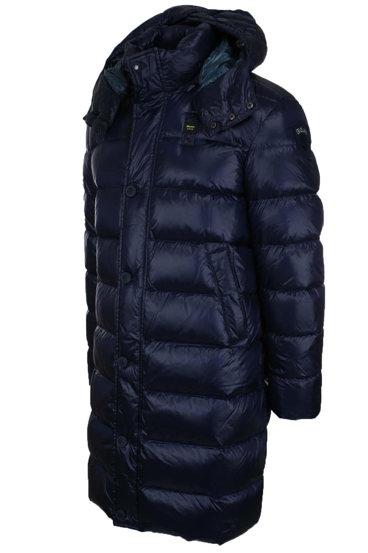 Piumino lungo con cappuccio estraibile CARVER 