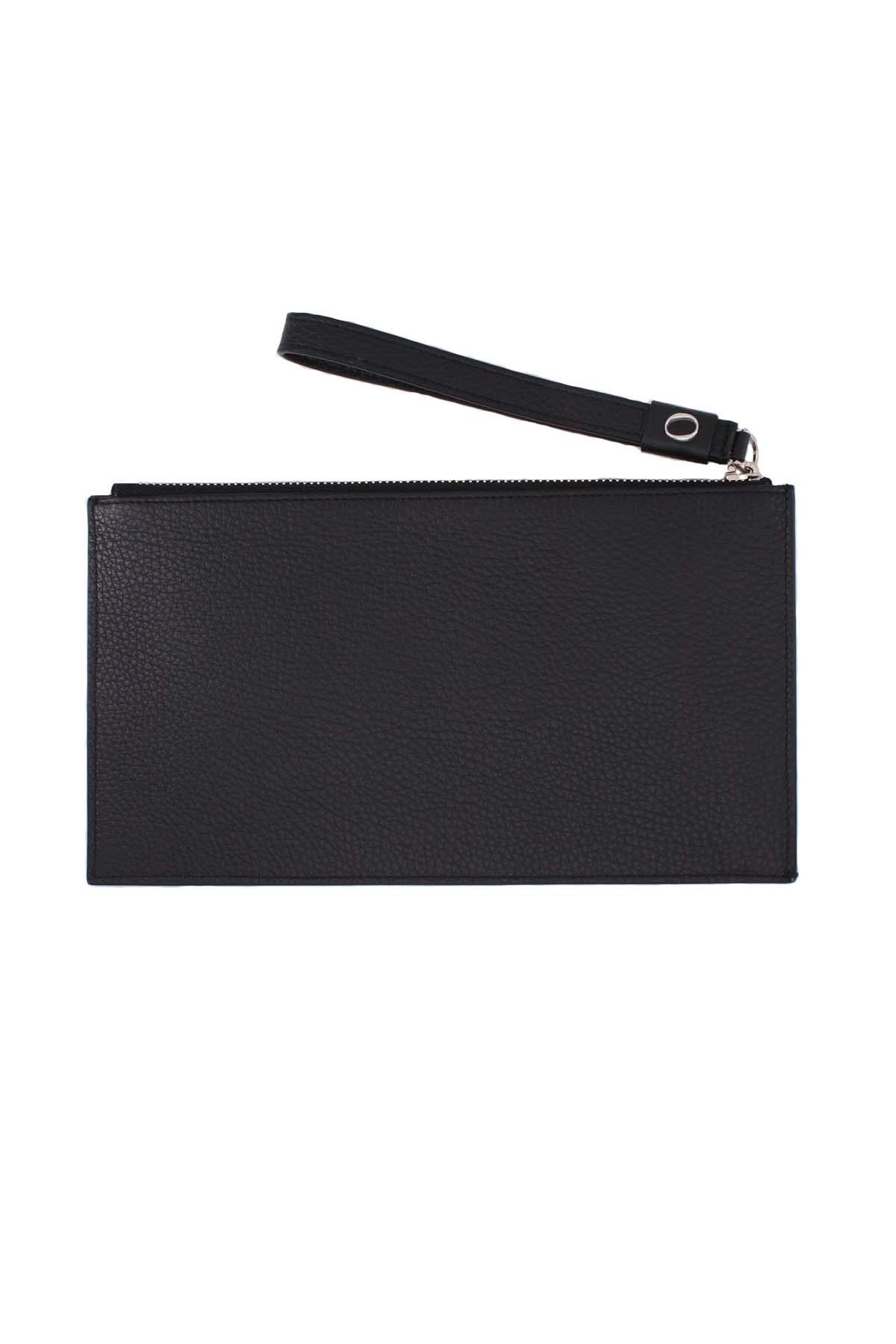 Pochette busta con polsiera in pelle micron 