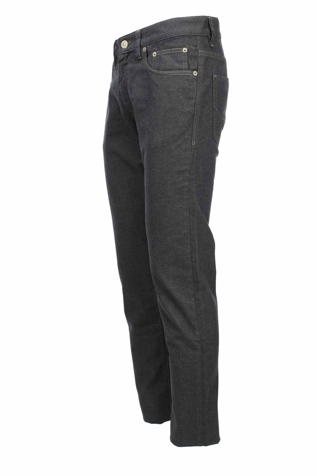 Pantalone 5 taschein cotone stretch operato 