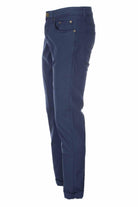 Pantalone cotone 5 tasche con toppe 