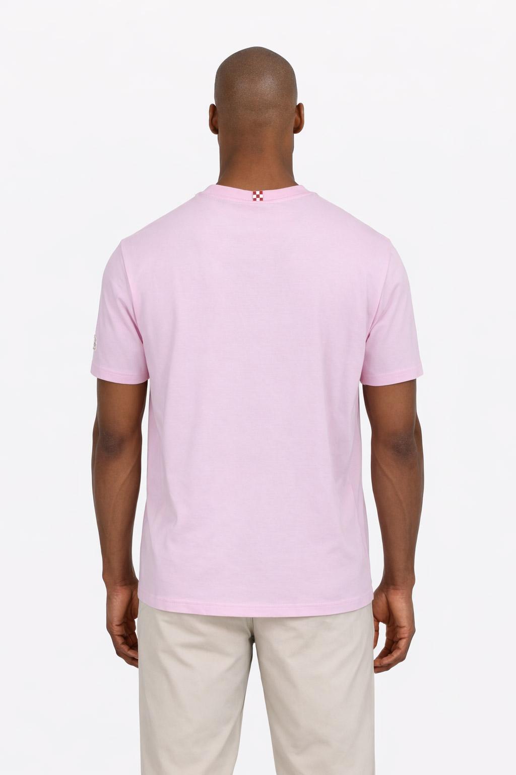 T-Shirt Uomo Piquet Cotone Stretch Taschino 