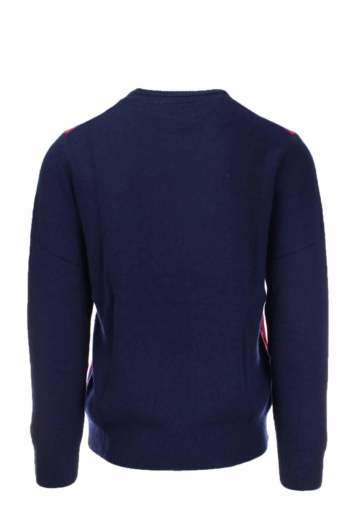 Maglia girocollo rombi ST. Moritz 