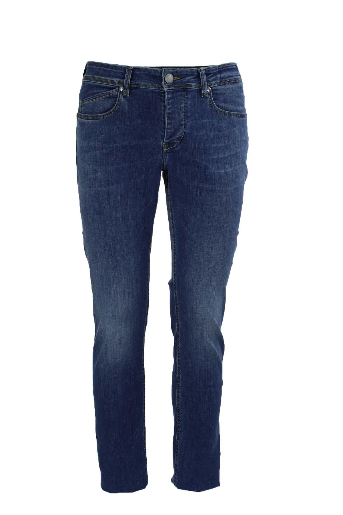 Jeans denim 5 tasche cimosato 