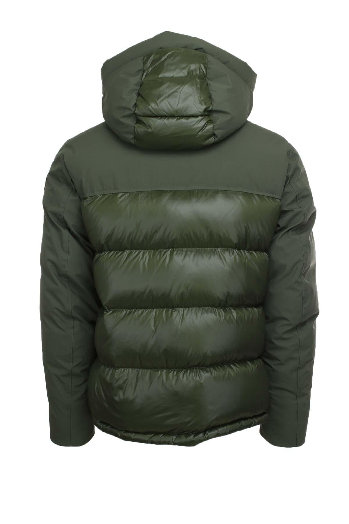 Piumino con cappuccio bitessuto BROOK 