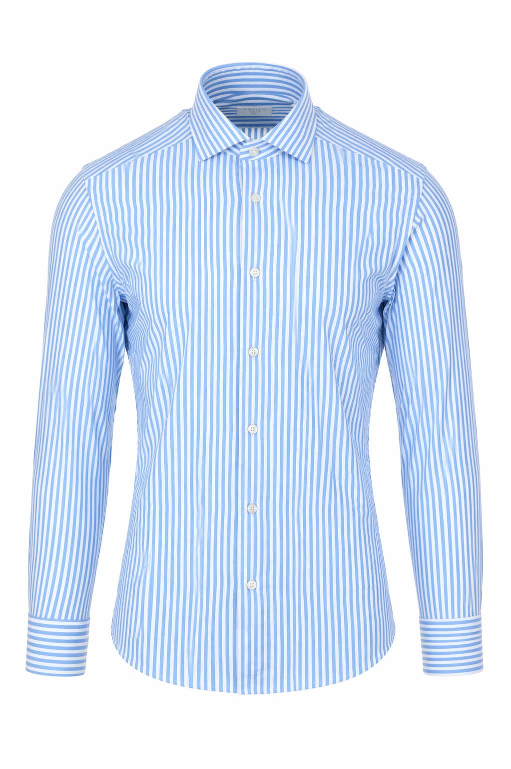 Camicia Uomo a Righe in Tessuto Active 