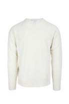 Maglia girocollo in filo misto lino 