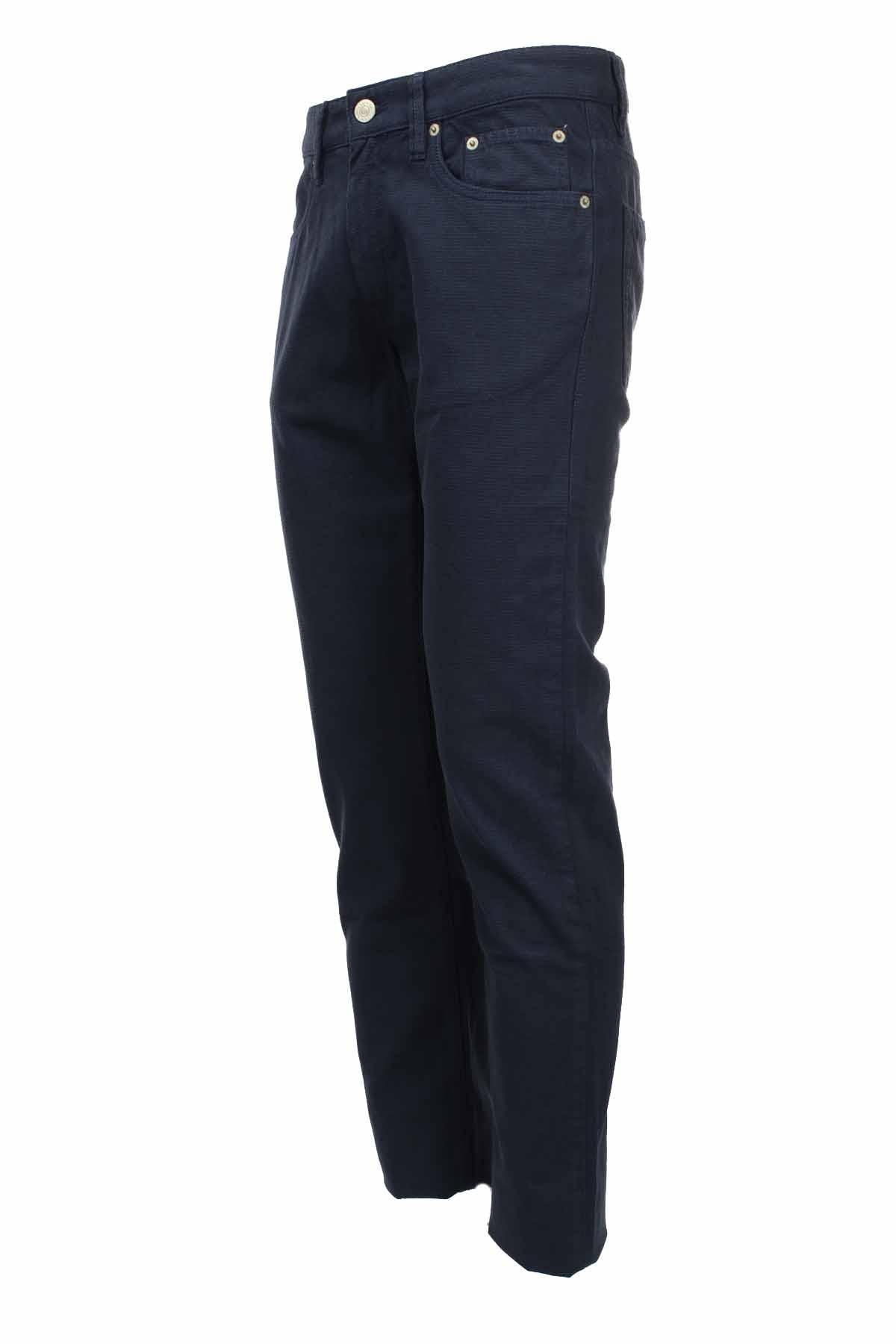 Pantalone 5 taschein cotone stretch operato 