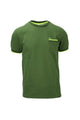 T-Shirt con taschino in cotone piquet dettagli fluo