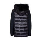 Piumino con pelliccia hybrid zar fur 