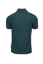 Polo mezza manica in cotone piquet con logo 