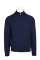 Maglia pullover lupo zip in lana.