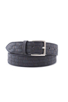 Cintura in pelle Intarsi Chevrette Woven 