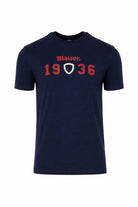Tshirt Uomo in Cotone con Stampa Blauer 1936 CHAMBERLAN 