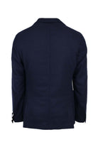 Giacca blazer in lana con trapunta interna 