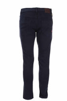 Pantalone 5 tasche in cotone con toppa 