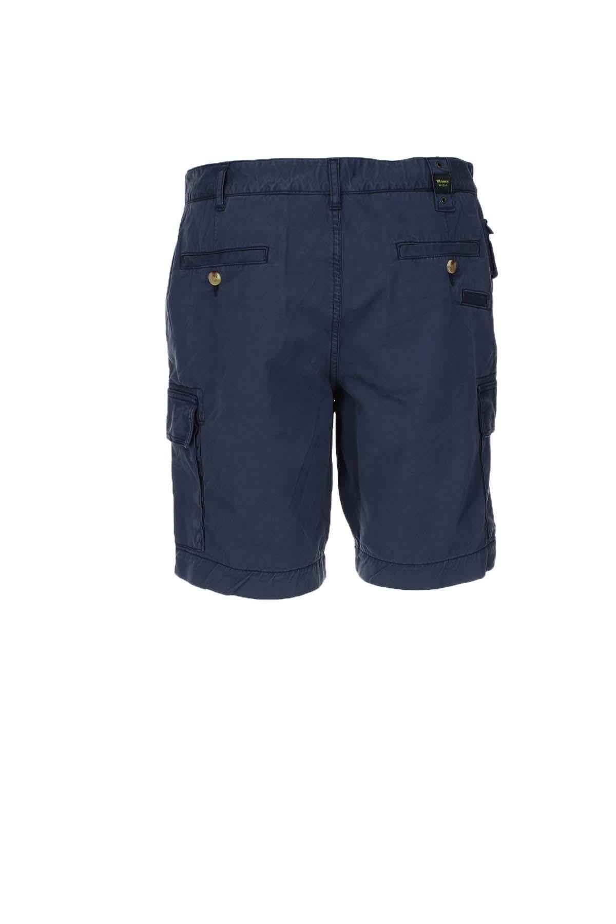 Pantaloni bermuda shorts cargo con tasconi 