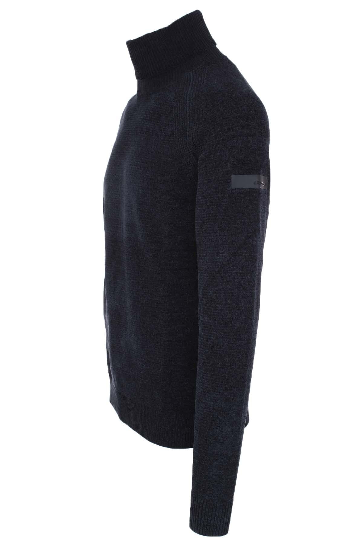 Dolcevita in ciniglia velvet turtleneck knit 