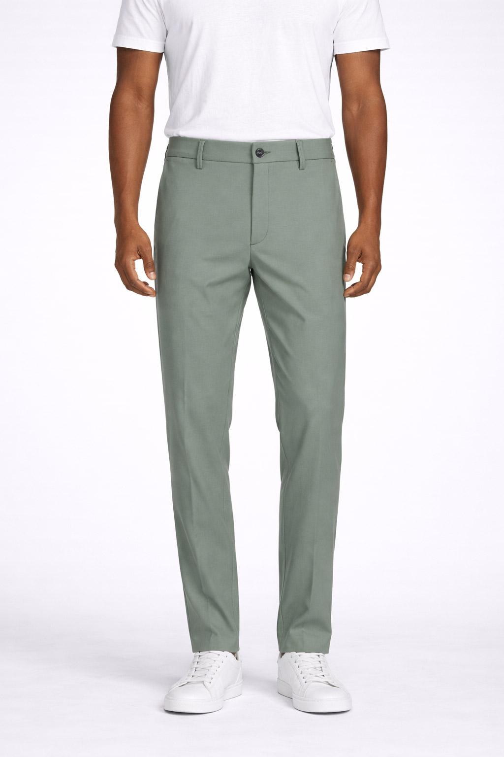 Pantalone Chino Uomo in Jersey con Elastico 