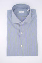 Camicia in cotone a righe multicolor 