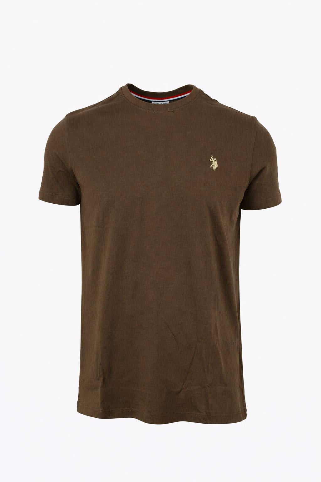 T-Shirt Uomo Cotone con logo ricamato 
