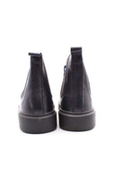 Scarpe stringate alte in pelle 
