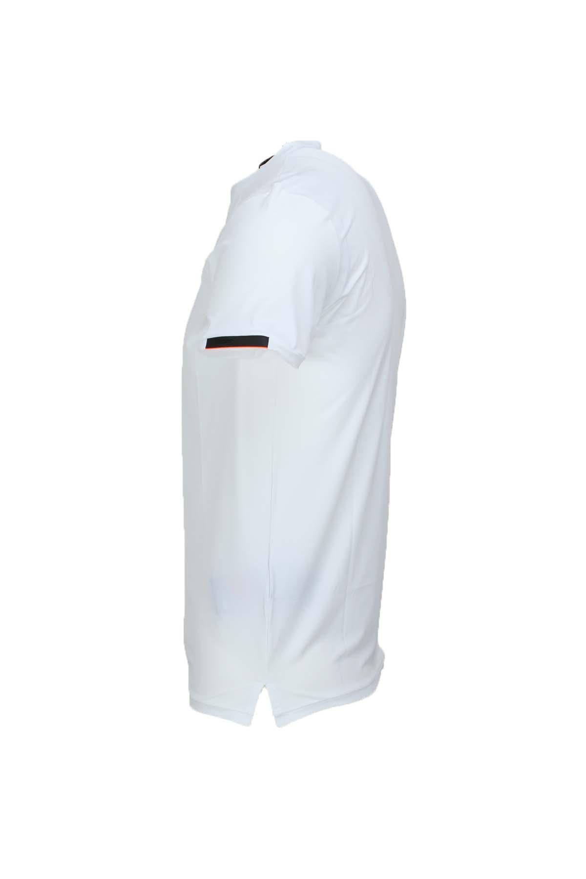 Tshirt mezza manica in tessuto tecnico stretch con logo 