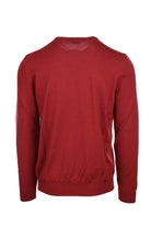 Maglia girocollo in lana con logo BOSS 