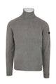 Dolcevita in ciniglia velvet turtleneck knit