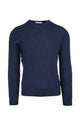 Pullover in lana girocollo microtrecce