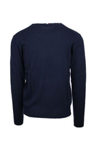 Maglia girocollo in lana cachemire con logo 