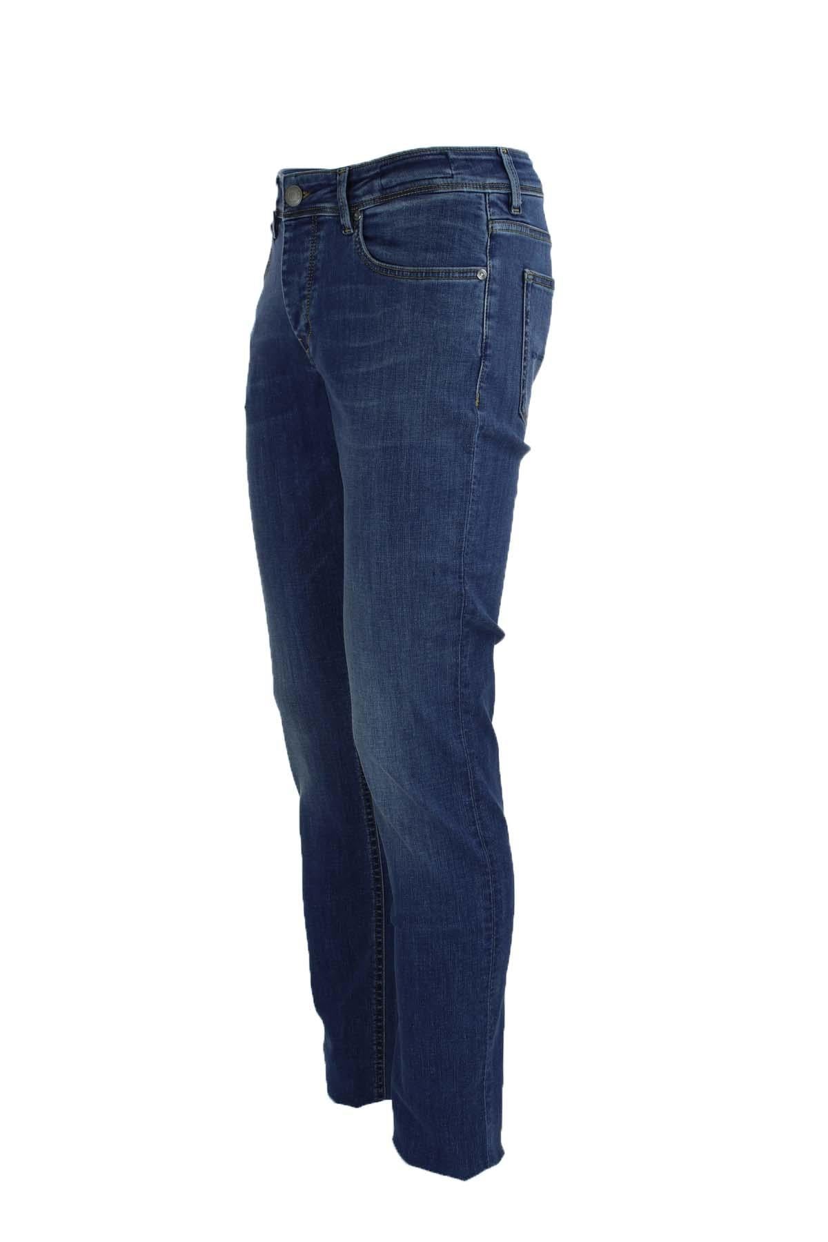 Jeans denim 5 tasche cimosato 