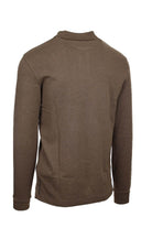 Polo manica lunga in jersey con logo 