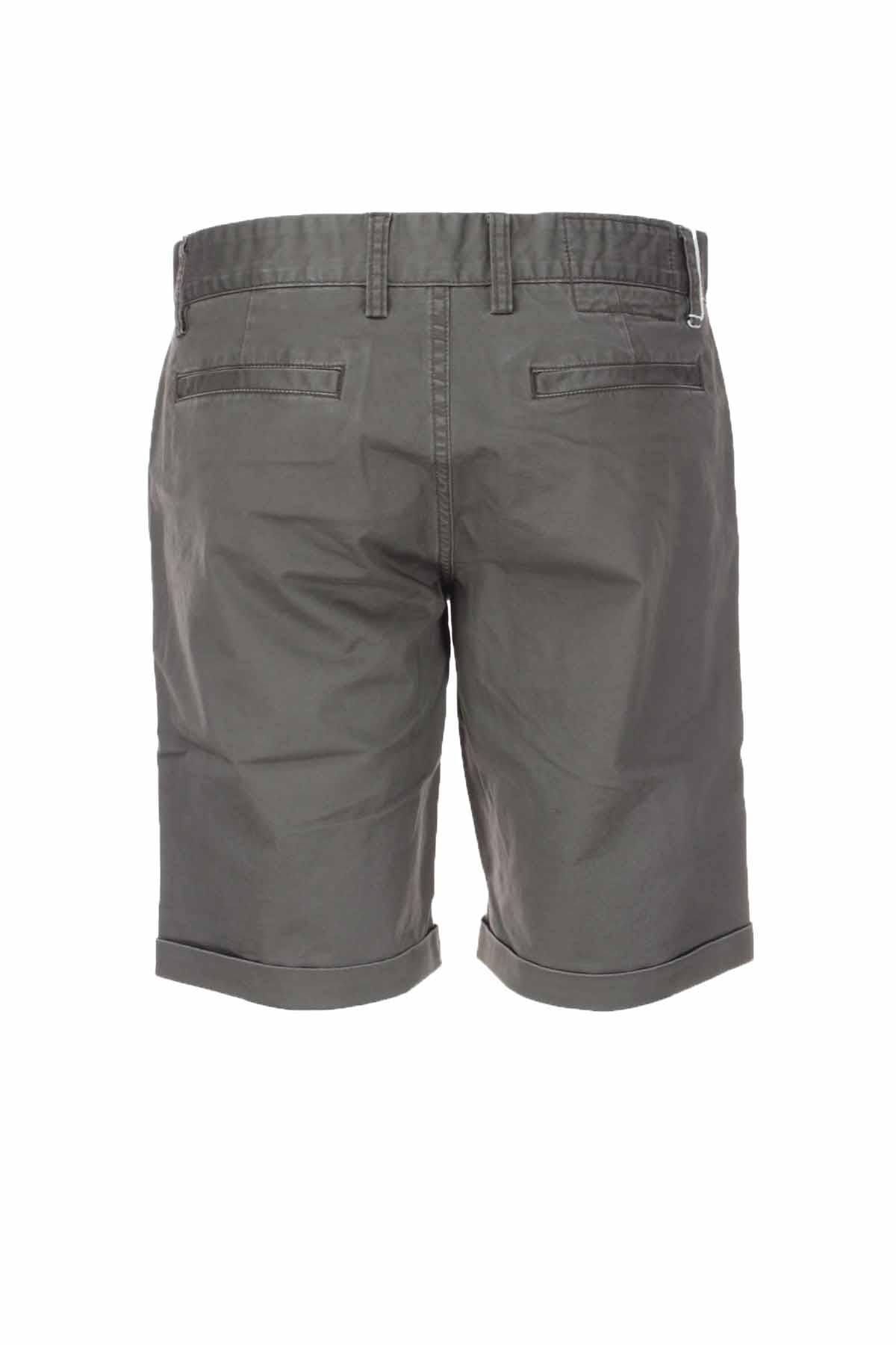 Pantalone bermuda cotone stretch 