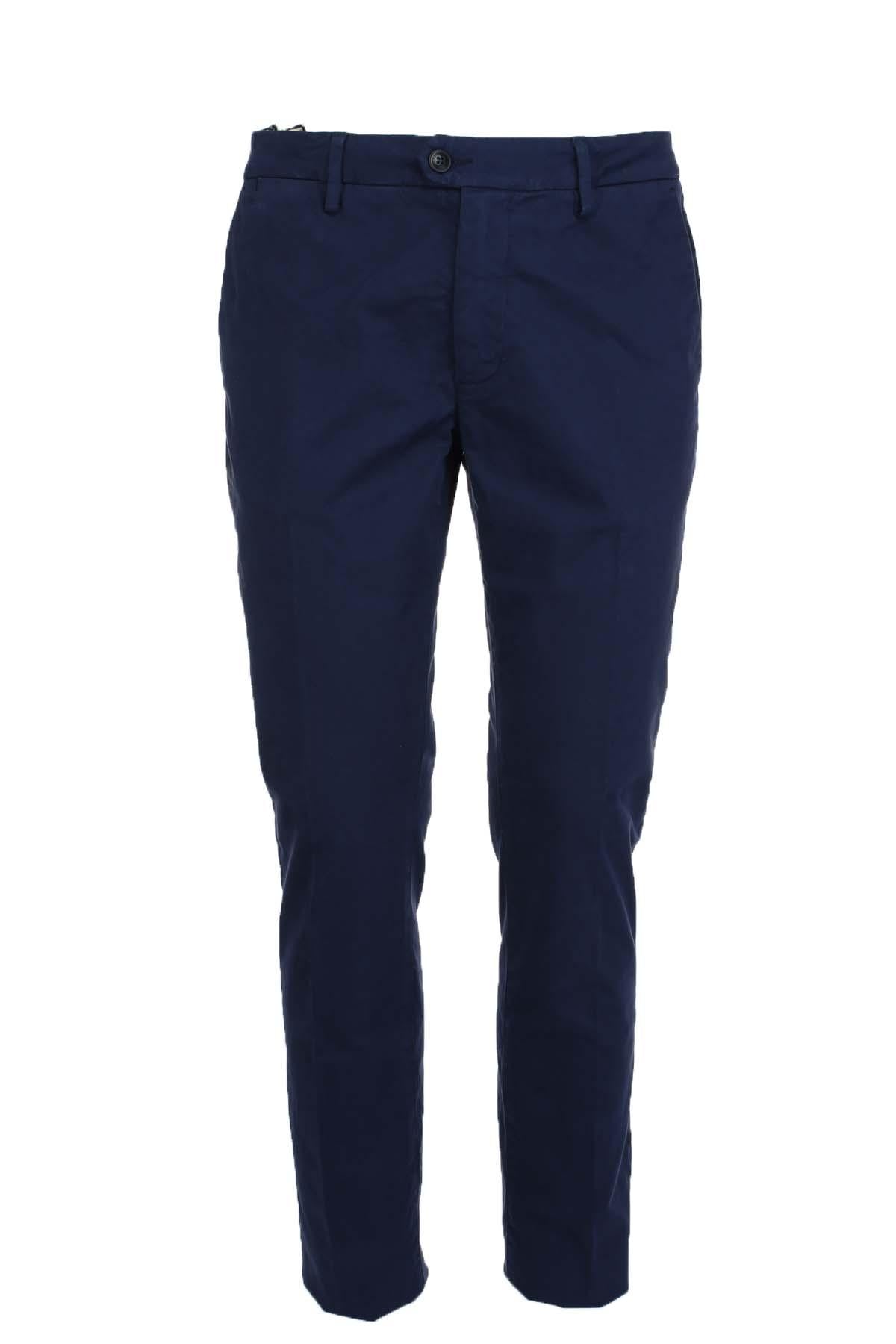 Pantalone chino in raso di cotone stretch 