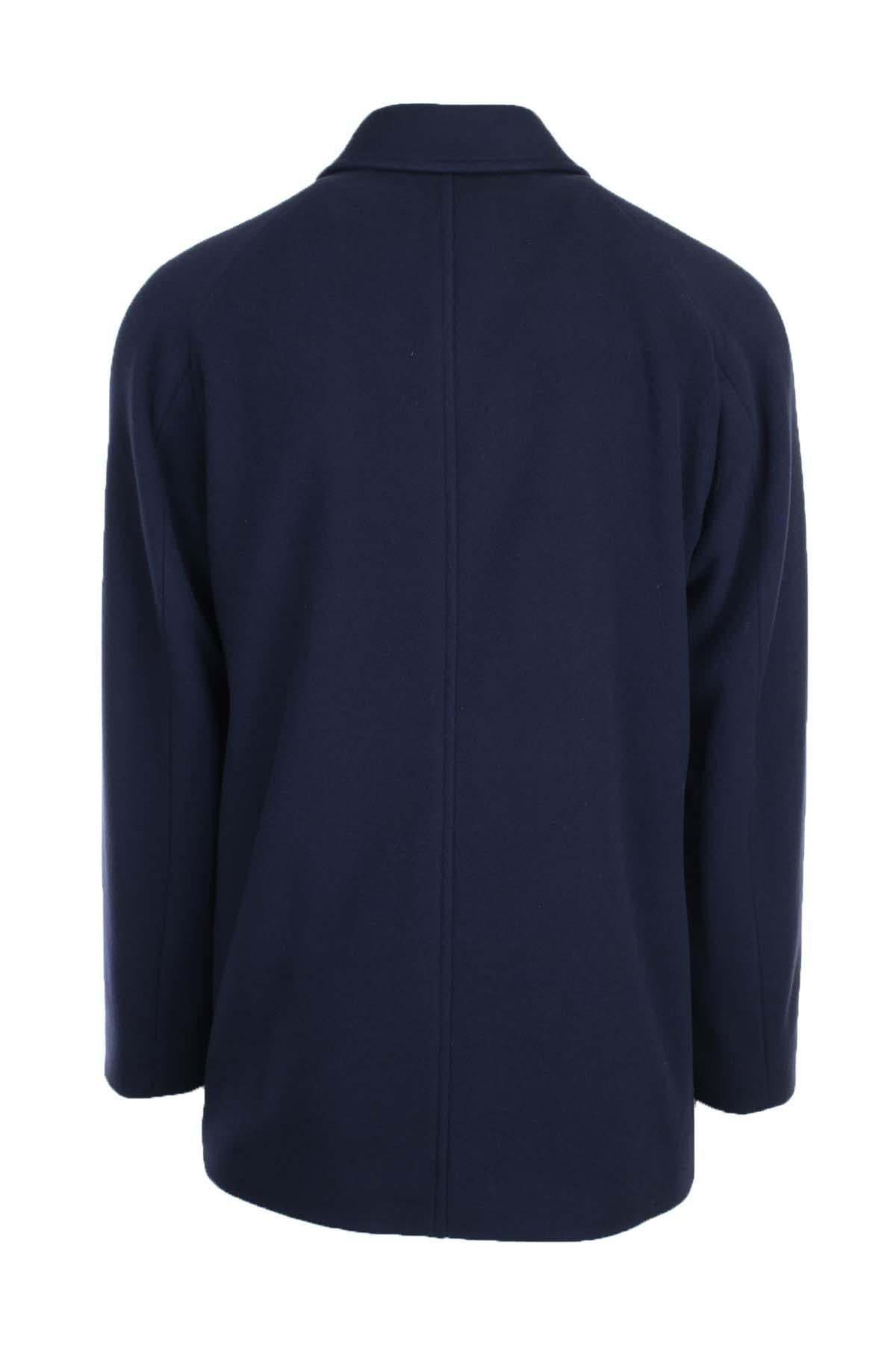 Cappotto in lana con zip 