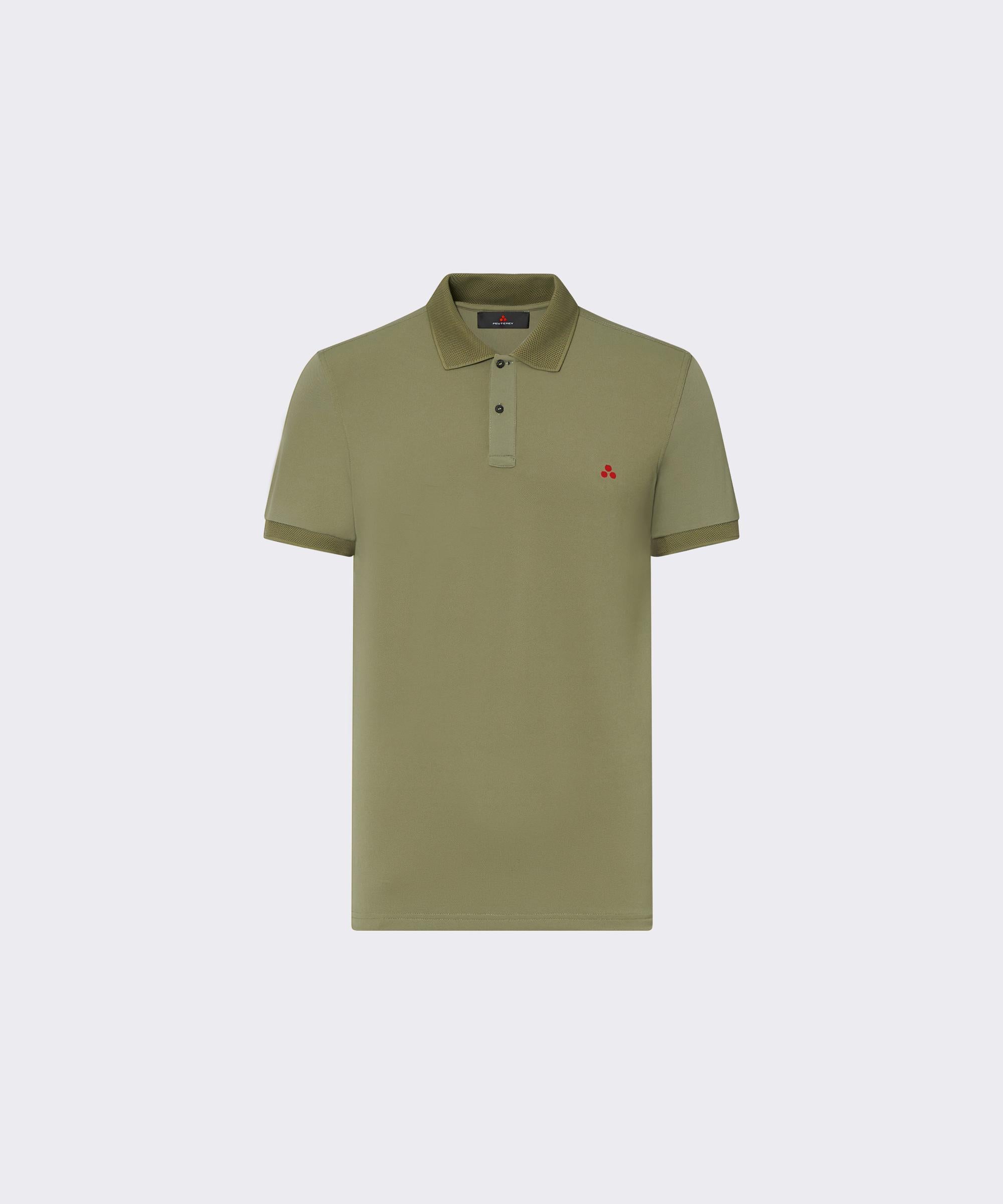 Polo Uomo Piquet Tecnico Stretch Plantago 