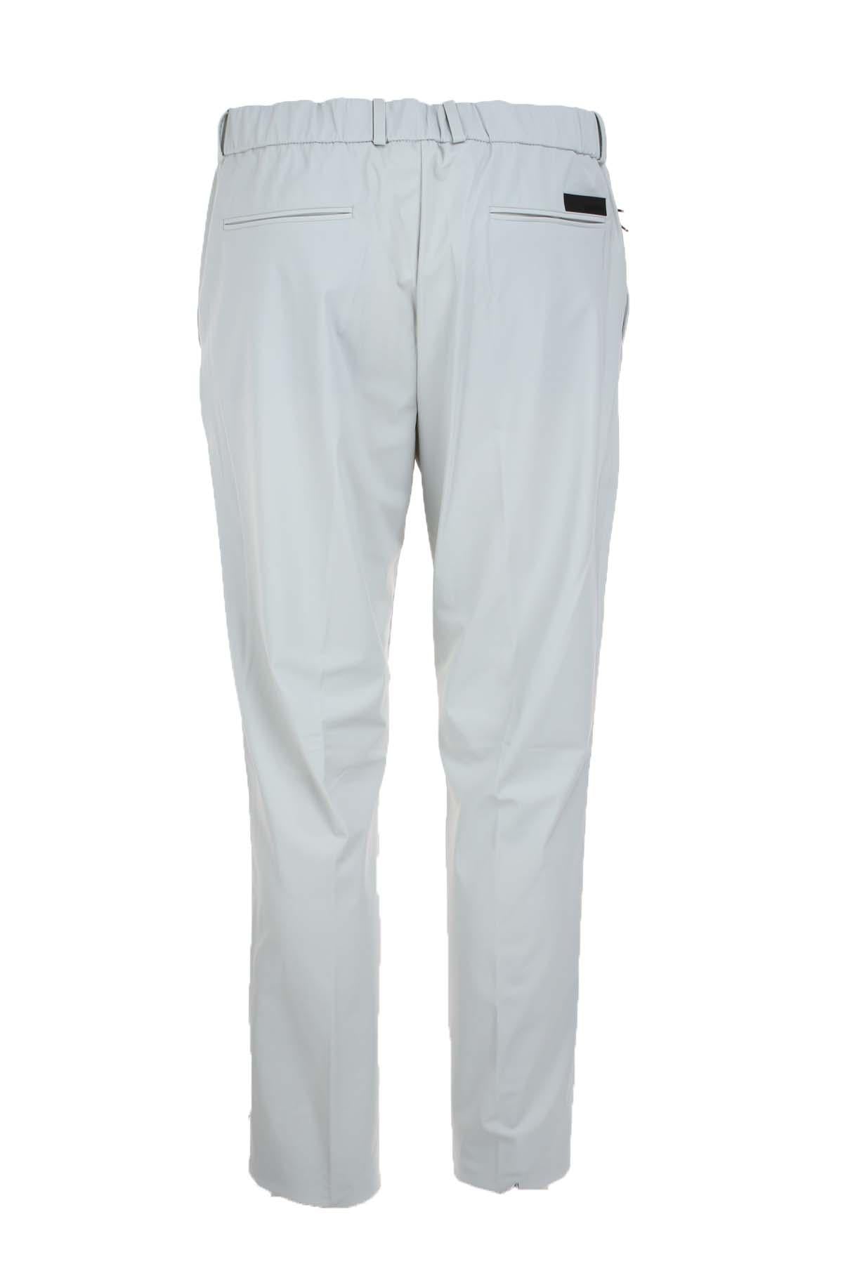 Pantalone chino in tessuto tecnico con coulisse 
