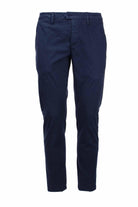 Pantalone chino in raso di cotone stretch 