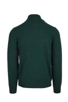 Maglia pullover lupo zip in lana. 
