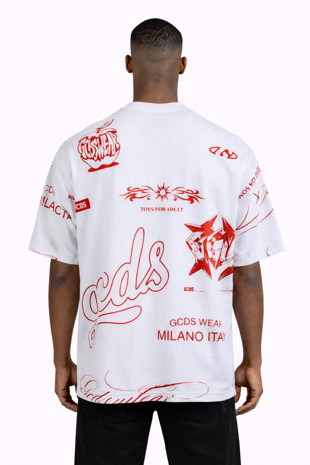 T-Shirt hall over history Grafica Rossa 