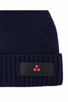 Cappellino in lana con risvolto 