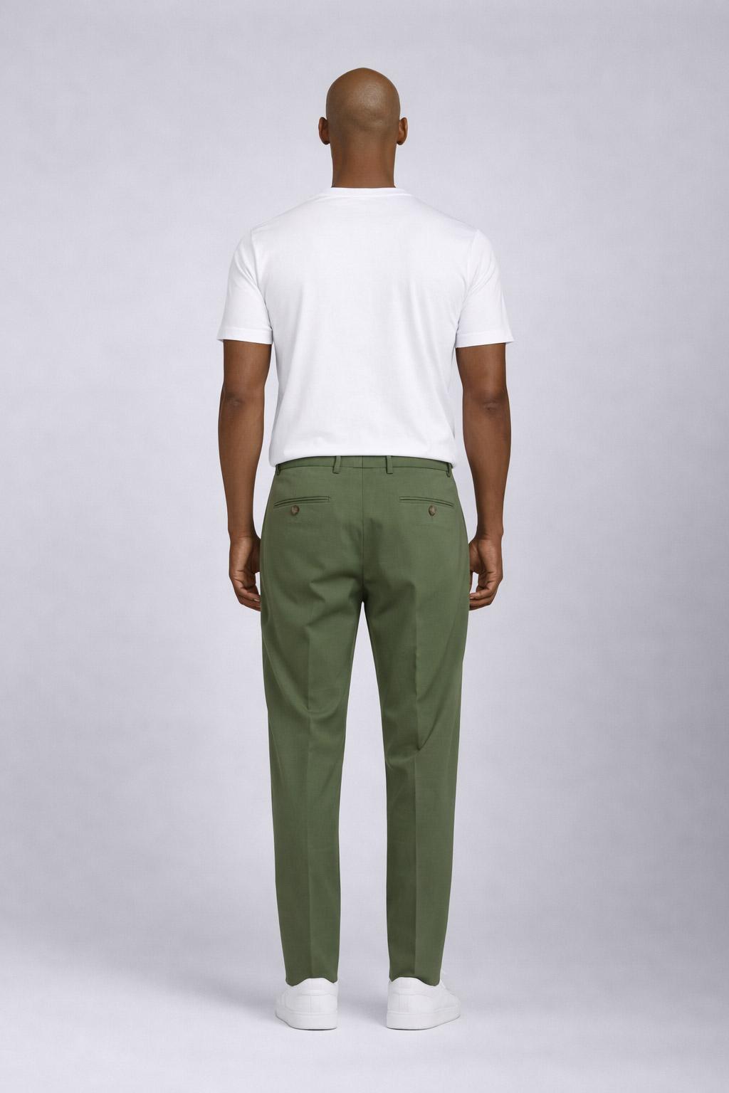 Pantalone Uomo Tasche America in Jersey Stretch 