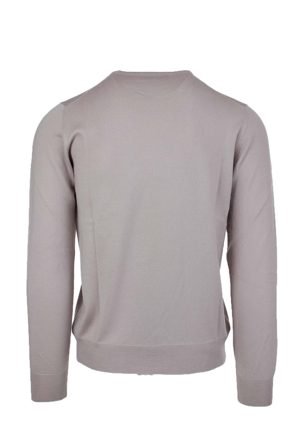 Maglia girocollo in lana merinos 