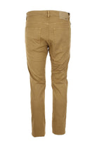 Pantalone 5 tasche in cotone leggero con toppe 